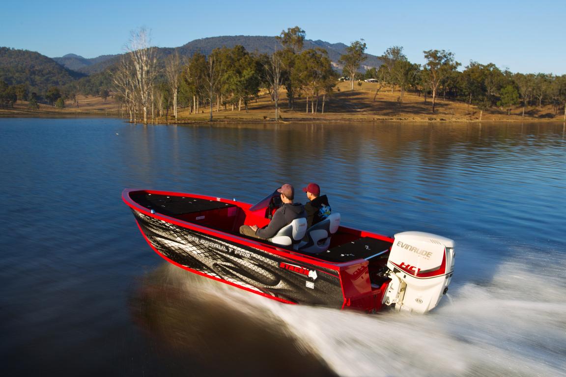 Stacers new 519 assult on the water red trim